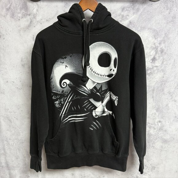 Nightmare Before Christmas Jack Sally Hoodie Set Adult S/M Halloween Black - Picture 2 of 14